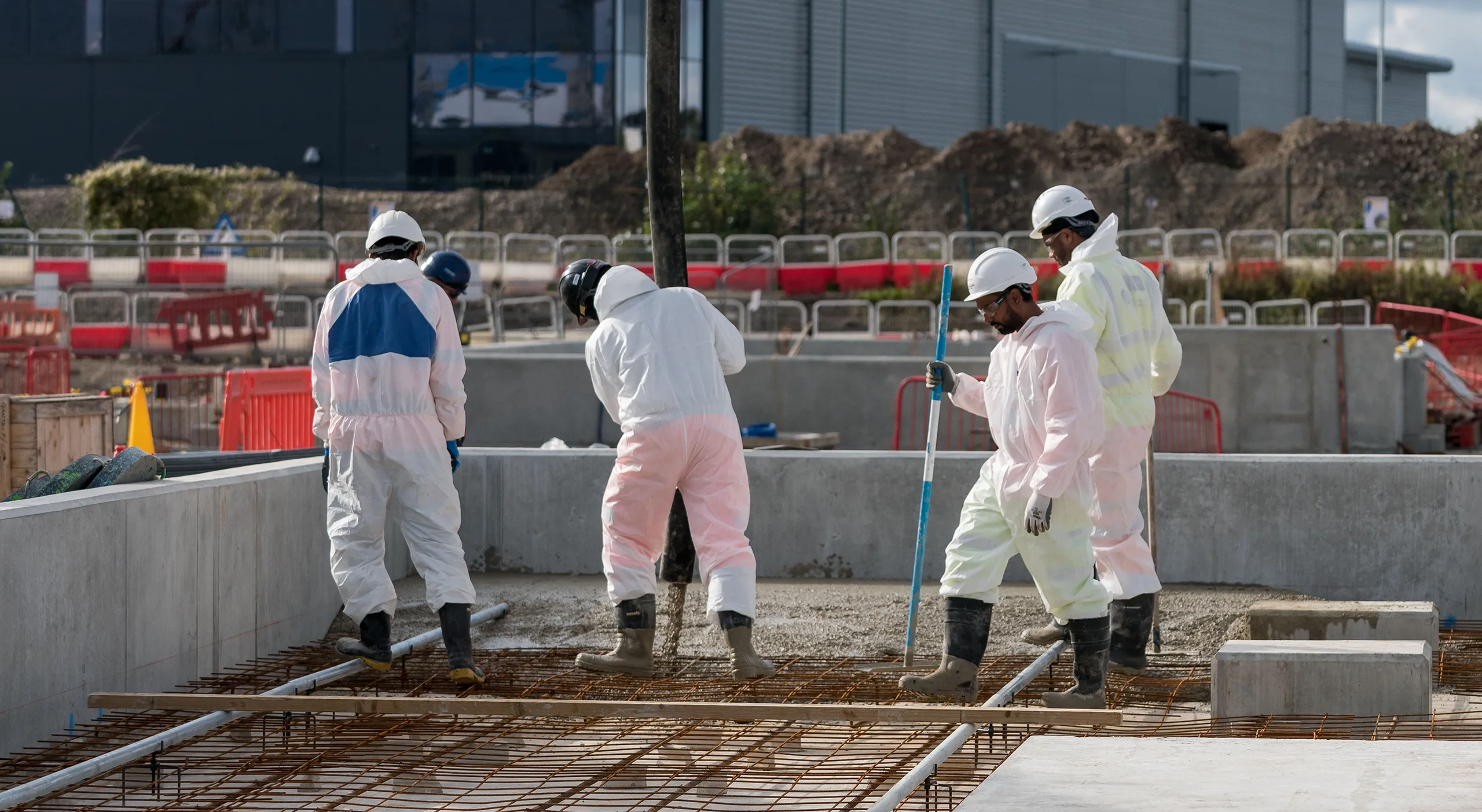 steps in preparing a concrete pour